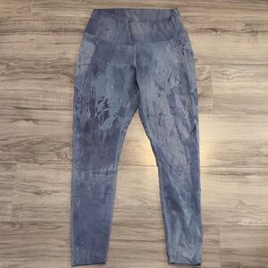 Uniqlo Rei nakanishi Women's Blue Patterned leggings